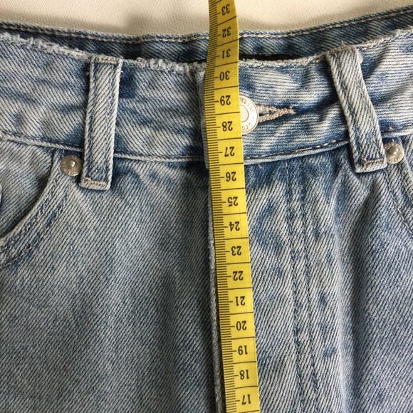 Glassons denim shorts 8 high waist jeans cut offs - Picture 5 of 5